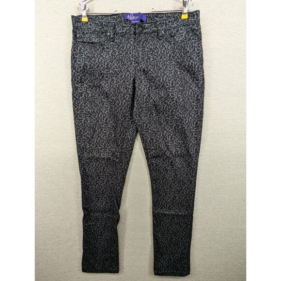 Miley Cyrus Max Azria Jeans Size 15 Black Leopard Print -0424B190 - Picture 1 of 9